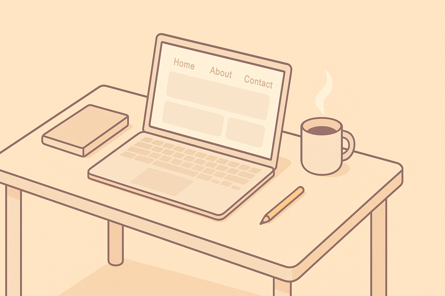 The quiet readiness before sharing your story—everything is in place, and all that’s left is to begin.